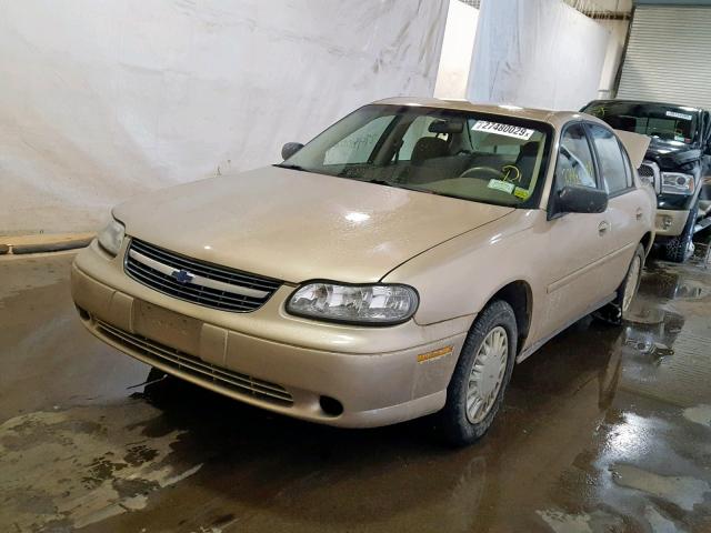 1G1ND52J93M582618 - 2003 CHEVROLET MALIBU GOLD photo 2