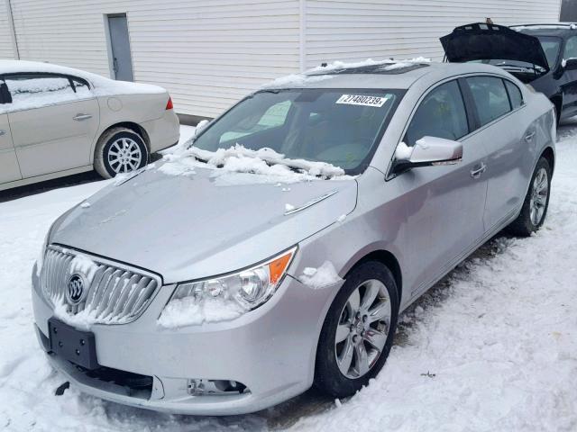 1G4GE5ED1BF156830 - 2011 BUICK LACROSSE C SILVER photo 2