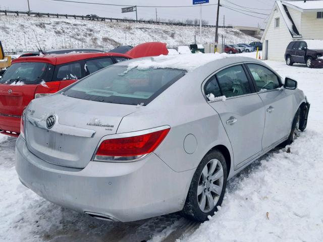 1G4GE5ED1BF156830 - 2011 BUICK LACROSSE C SILVER photo 4