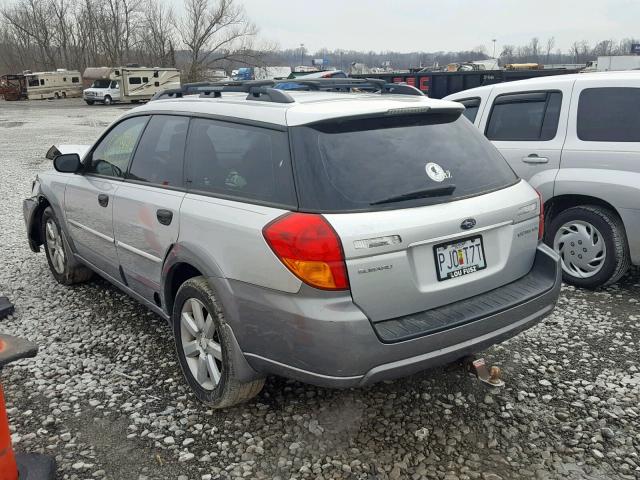 4S4BP61C077336213 - 2007 SUBARU LEGACY OUT SILVER photo 3