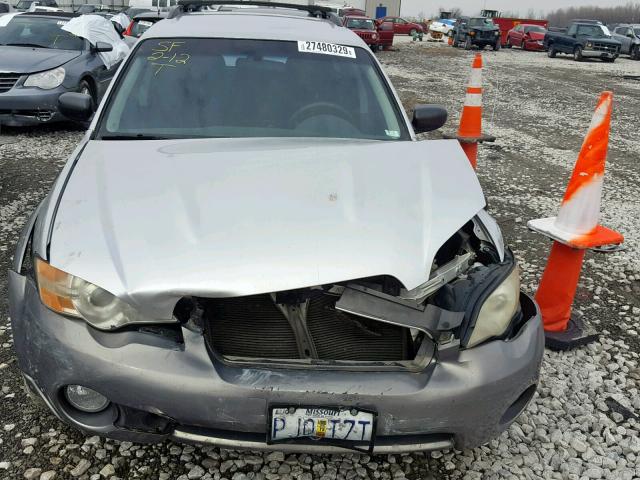 4S4BP61C077336213 - 2007 SUBARU LEGACY OUT SILVER photo 7