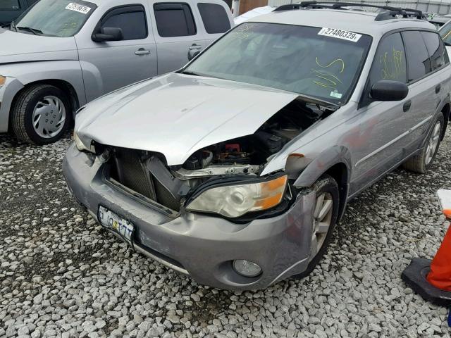 4S4BP61C077336213 - 2007 SUBARU LEGACY OUT SILVER photo 9