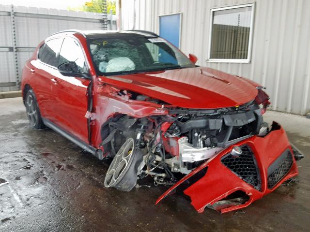 ZASFAKNN4J7B78873 - 2018 ALFA ROMEO STELVIO TI RED photo 1