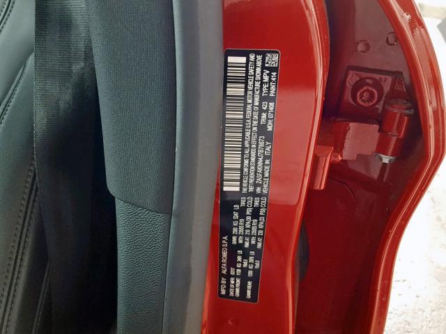 ZASFAKNN4J7B78873 - 2018 ALFA ROMEO STELVIO TI RED photo 10