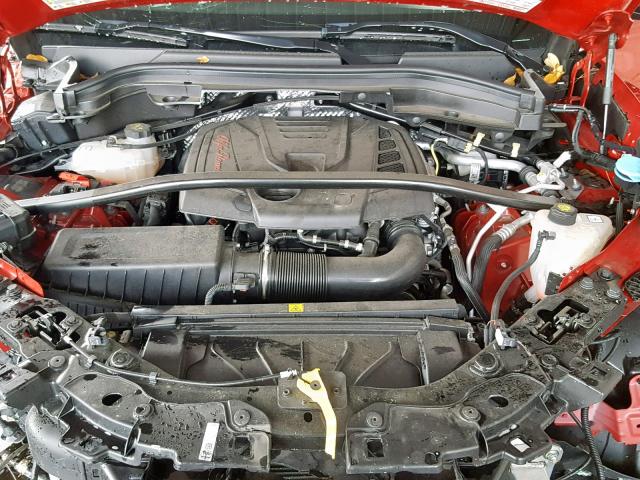 ZASFAKNN4J7B78873 - 2018 ALFA ROMEO STELVIO TI RED photo 7