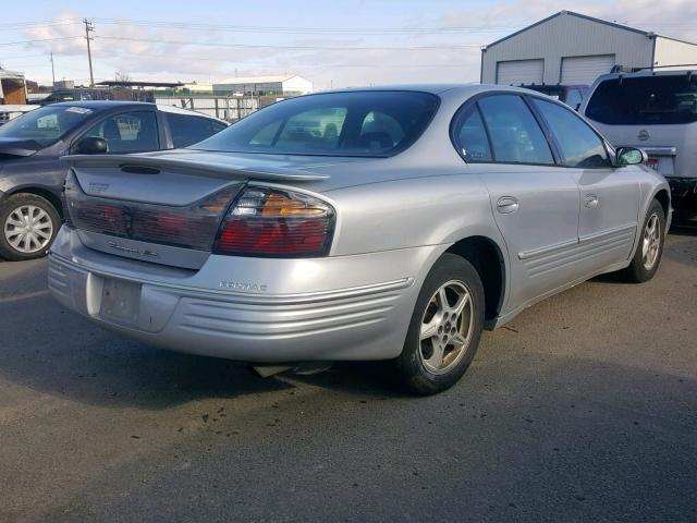 1G2HX54K314291213 - 2001 PONTIAC BONNEVILLE SILVER photo 4