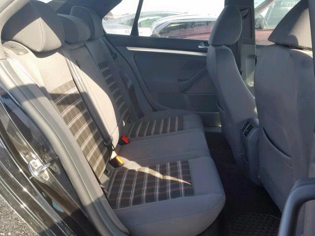 3VWDJ71K39M008396 - 2009 VOLKSWAGEN GLI შავი ფოტო 6