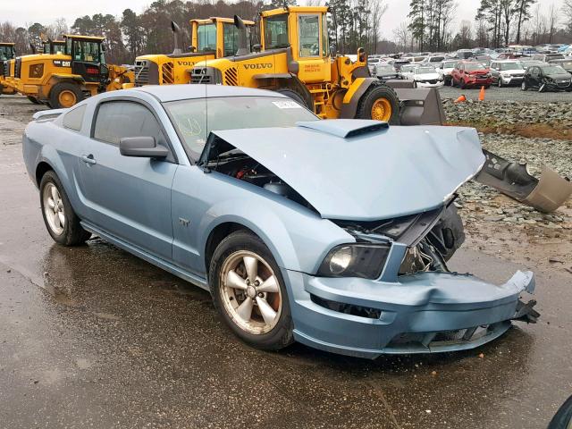 1ZVHT82H475281354 - 2007 FORD MUSTANG GT BLUE photo 1