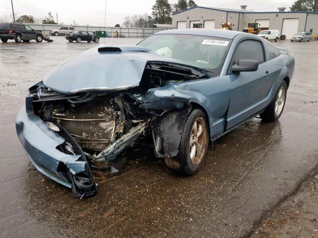 1ZVHT82H475281354 - 2007 FORD MUSTANG GT BLUE photo 2