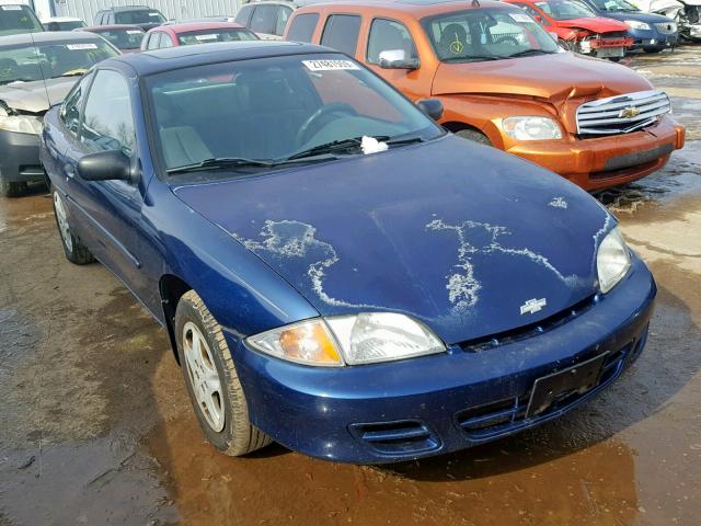 1G1JS124427262174 - 2002 CHEVROLET CAVALIER L BLUE photo 1