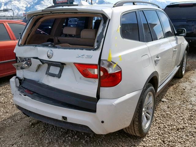 WBXPA93416WG77794 - 2006 BMW X3 3.0I WHITE photo 4