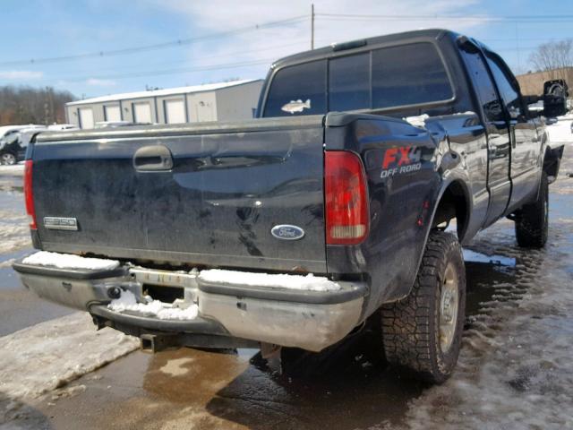 1FTWX31P16EC69073 - 2006 FORD F350 SRW S BLACK photo 4