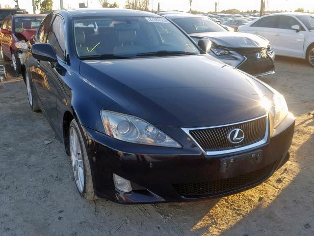 JTHBE262662006847 - 2006 LEXUS IS 350 BLACK photo 1