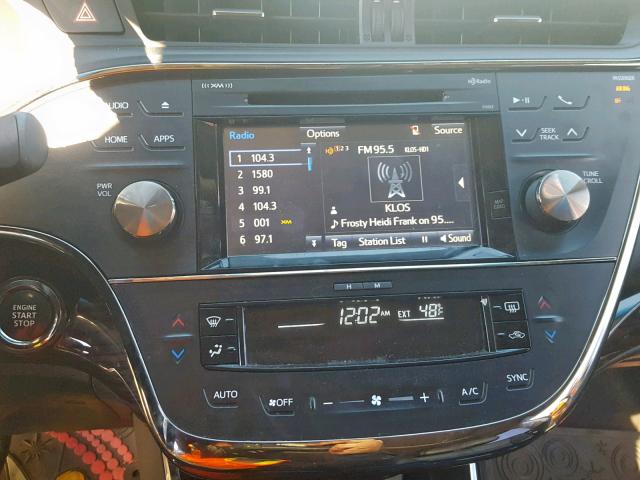 4T1BK1EB3FU182339 - 2015 TOYOTA AVALON XLE WHITE photo 9