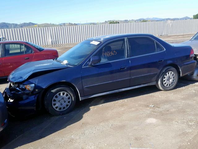 1HGCF86672A052987 - 2002 HONDA ACCORD VAL BLUE photo 2