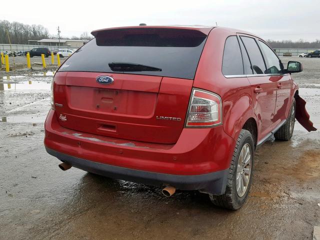 2FMDK3KC5ABA93677 - 2010 FORD EDGE LIMIT RED photo 4