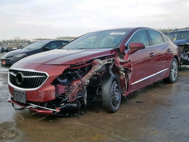 1G4ZR5SS6HU184580 - 2017 BUICK LACROSSE P BURGUNDY photo 2