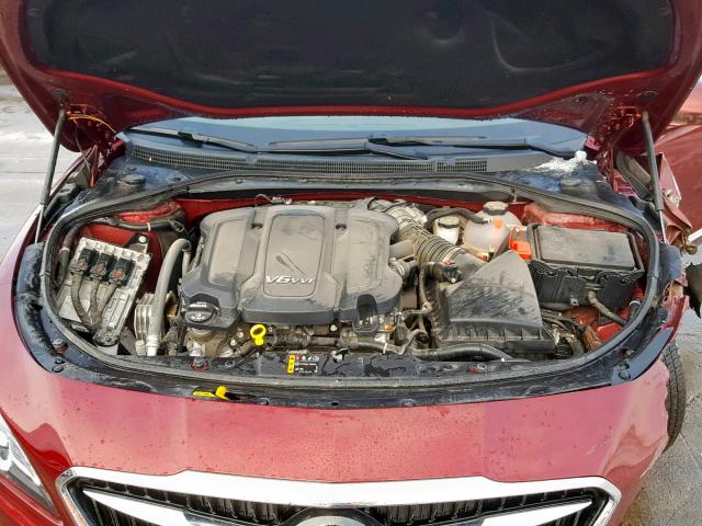 1G4ZR5SS6HU184580 - 2017 BUICK LACROSSE P BURGUNDY photo 7