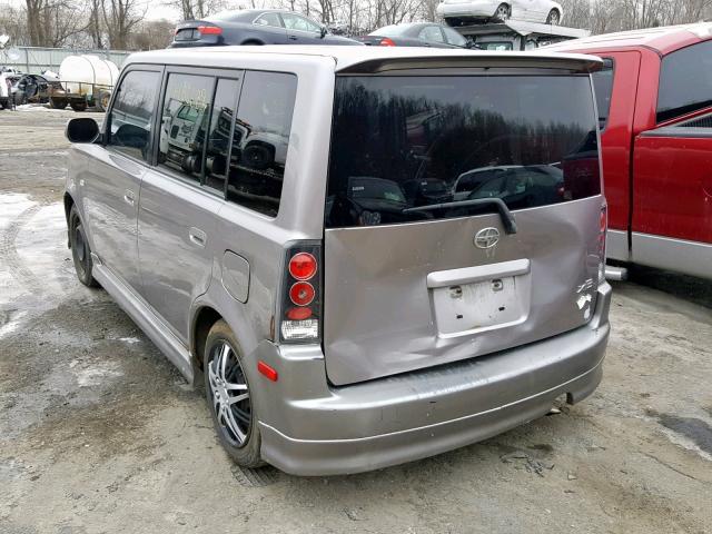 JTLKT324X54028636 - 2005 TOYOTA SCION XB GRAY photo 3