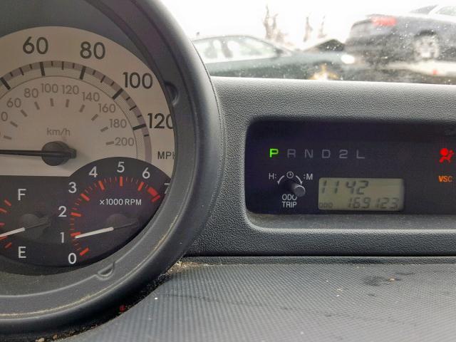 JTLKT324X54028636 - 2005 TOYOTA SCION XB GRAY photo 8