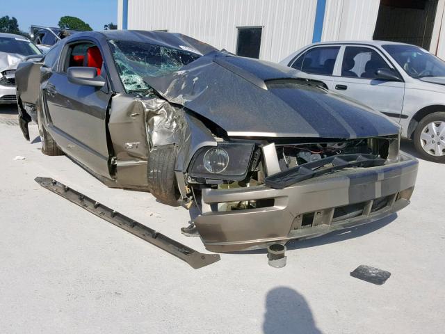 1ZVFT82H655227509 - 2005 FORD MUSTANG GT GRAY photo 1