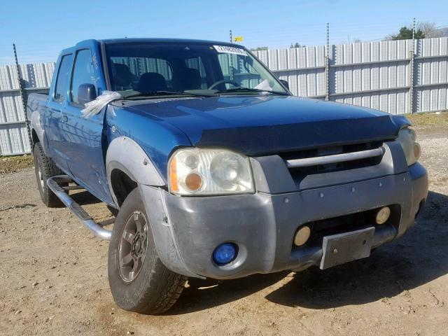 1N6ED27T93C407983 - 2003 NISSAN FRONTIER C BLUE photo 1