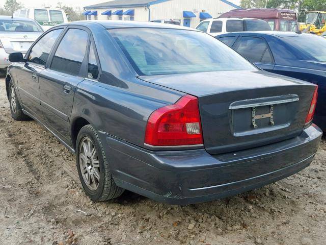 YV1TS59H341377784 - 2004 VOLVO S80 2.5T CHARCOAL photo 3