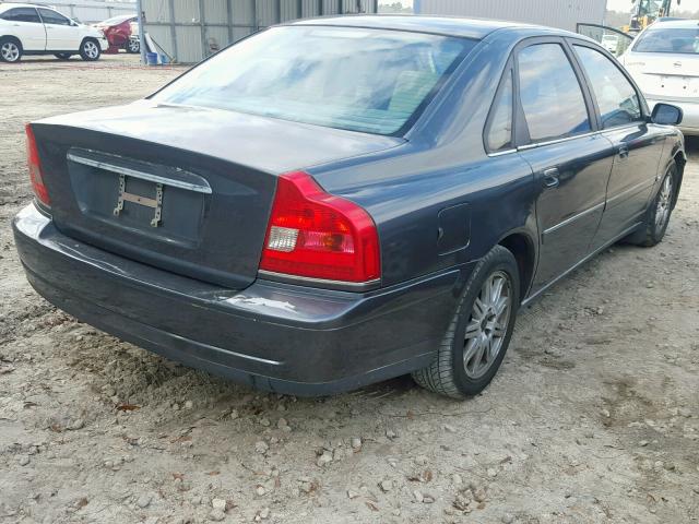 YV1TS59H341377784 - 2004 VOLVO S80 2.5T CHARCOAL photo 4