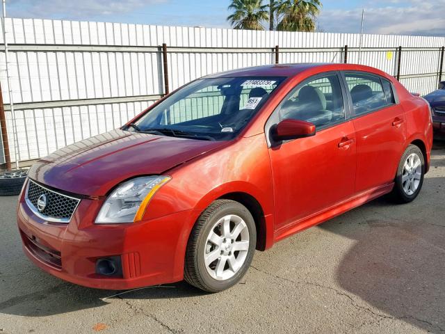 3N1AB6APXBL618366 - 2011 NISSAN SENTRA 2.0 RED photo 2