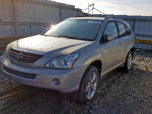 JTJHW31U972014866 - 2007 LEXUS RX 400H SILVER photo 2