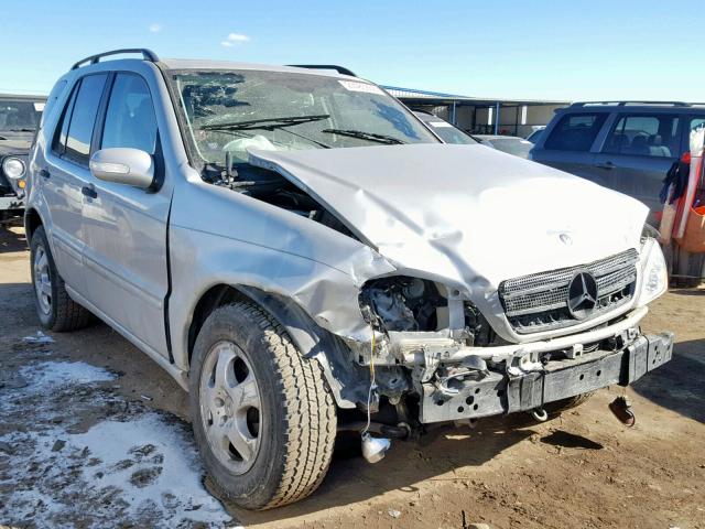 4JGAB54E72A335024 - 2002 MERCEDES-BENZ ML 320 SILVER photo 1