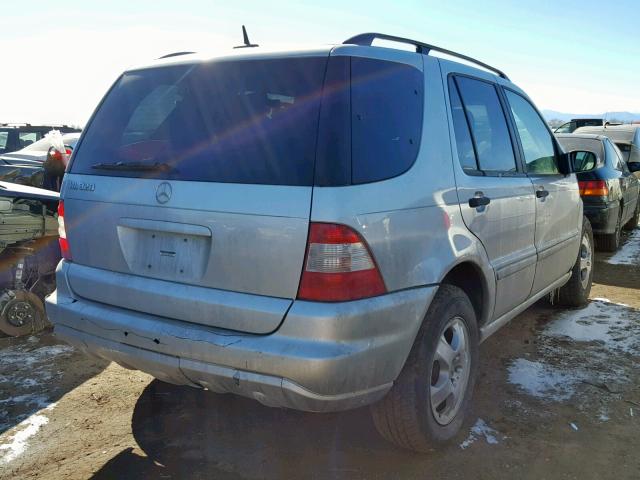 4JGAB54E72A335024 - 2002 MERCEDES-BENZ ML 320 SILVER photo 4