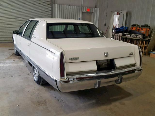 1G6DW52P4RR708934 - 1994 CADILLAC FLEETWOOD WHITE photo 3