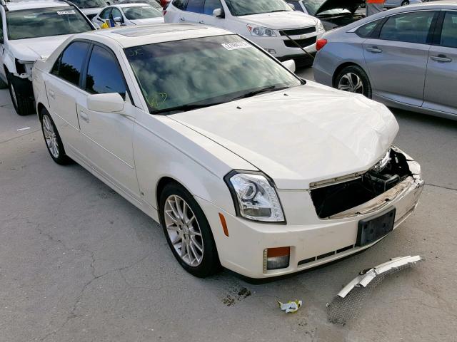 1G6DP577170119296 - 2007 CADILLAC CTS HI FEA WHITE photo 1