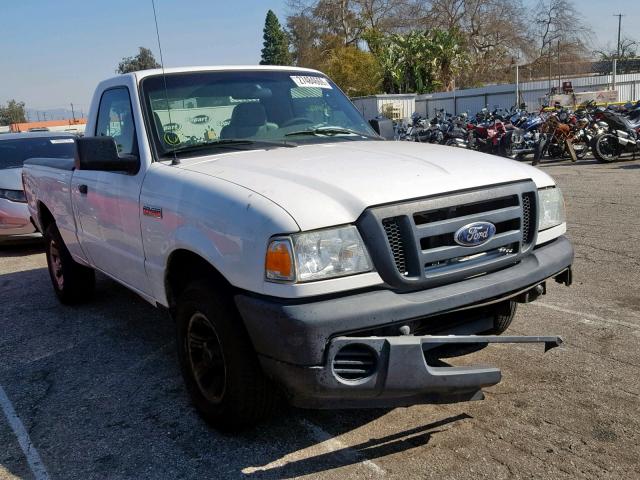 1FTYR10DX8PA83506 - 2008 FORD RANGER WHITE photo 1