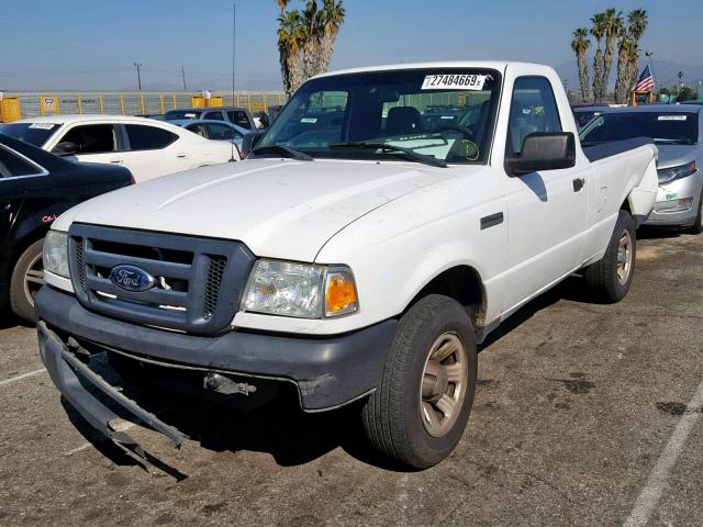 1FTYR10DX8PA83506 - 2008 FORD RANGER WHITE photo 2