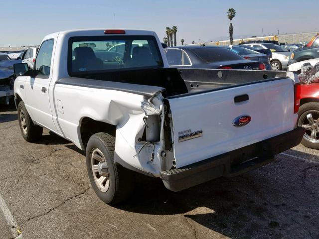 1FTYR10DX8PA83506 - 2008 FORD RANGER WHITE photo 3