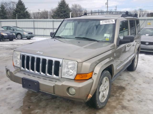 1J8HG58N96C246931 - 2006 JEEP COMMANDER GOLD photo 2