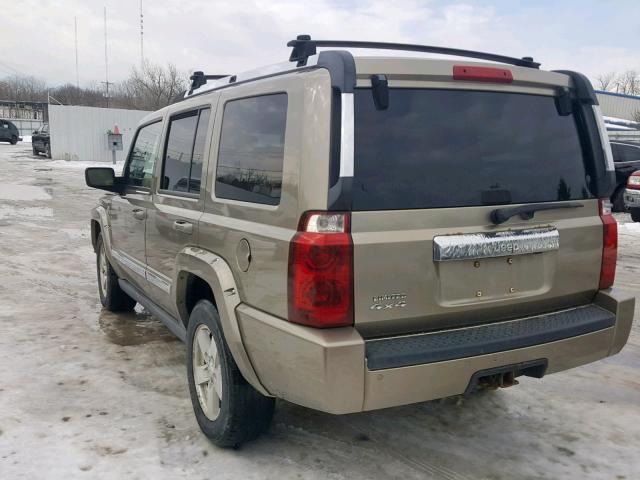 1J8HG58N96C246931 - 2006 JEEP COMMANDER GOLD photo 3
