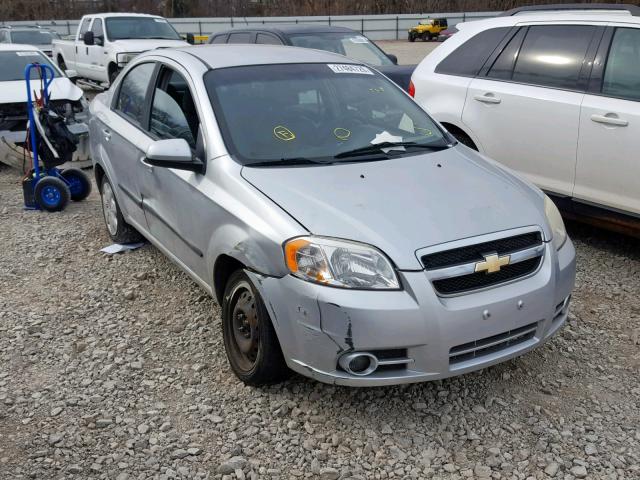 KL1TG5DE2BB238748 - 2011 CHEVROLET AVEO LT SILVER photo 1