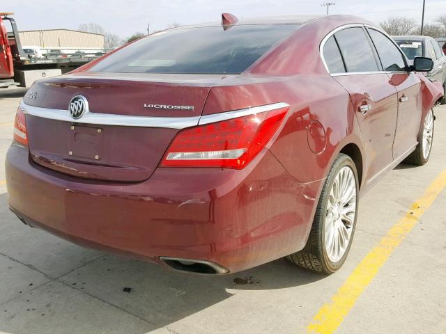 1G4GF5G34FF267525 - 2015 BUICK LACROSSE P BURGUNDY photo 4