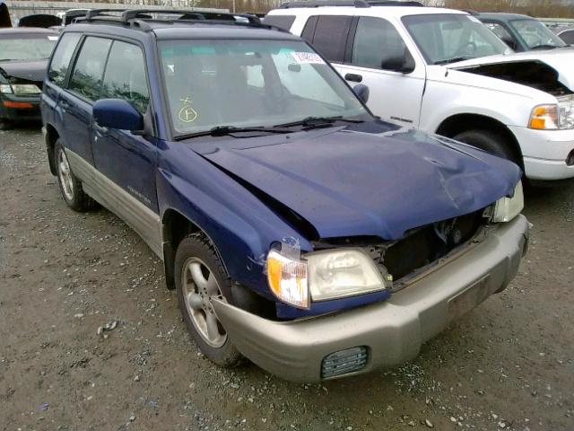 JF1SF65561H713816 - 2001 SUBARU FORESTER S Mavi foto 1