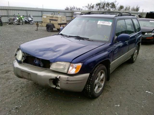 JF1SF65561H713816 - 2001 SUBARU FORESTER S Mavi foto 2