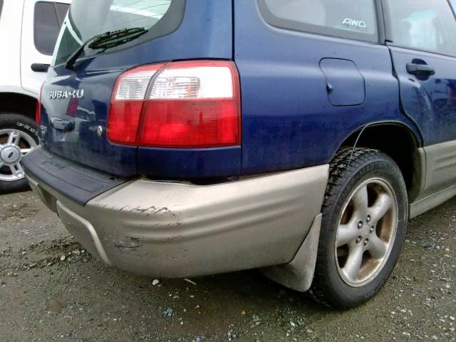 JF1SF65561H713816 - 2001 SUBARU FORESTER S Mavi foto 9