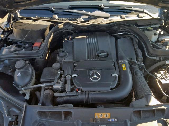 WDDGJ4HB3CF767941 - 2012 MERCEDES-BENZ C 250 BLACK photo 7