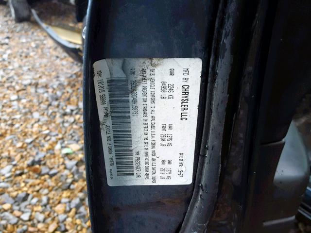 2B3LA33G48H158791 - 2008 DODGE CHARGER SX BLUE photo 10