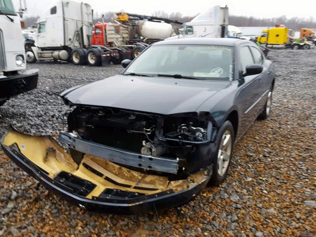 2B3LA33G48H158791 - 2008 DODGE CHARGER SX BLUE photo 2