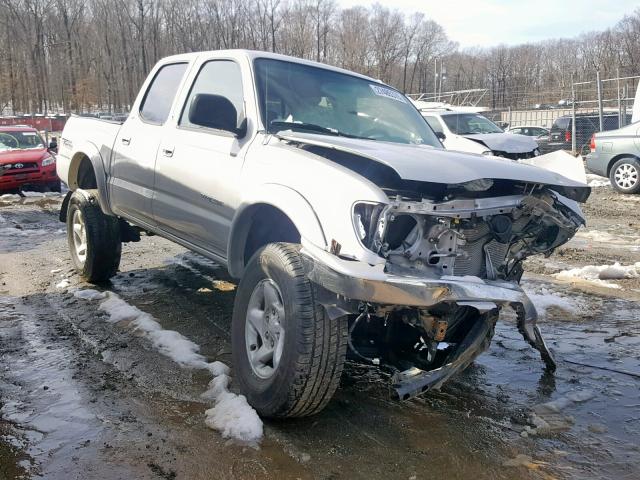 5TEHN72N34Z307318 - 2004 TOYOTA TACOMA DOU ვერცხლისფერი ფოტო 1