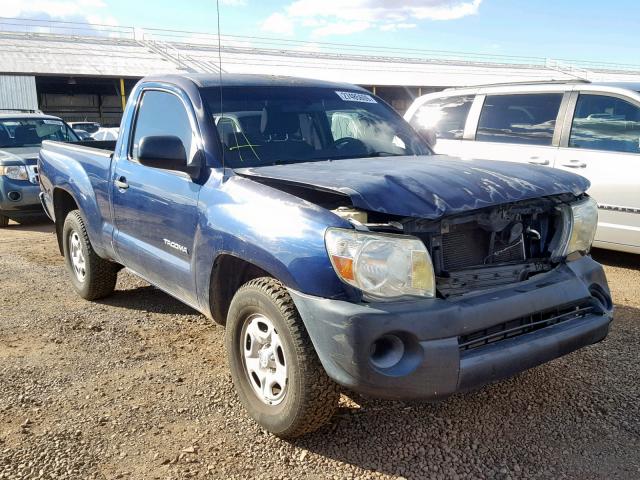 5TENX22N77Z397481 - 2007 TOYOTA TACOMA BLUE photo 1