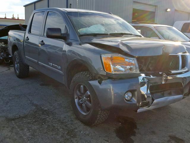 1N6AA0ECXDN303720 - 2013 NISSAN TITAN S CHARCOAL photo 1